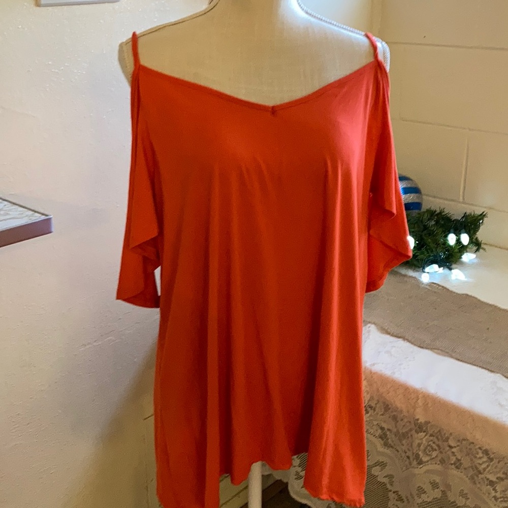 Trendy Land Cold Shoulder Blouse
